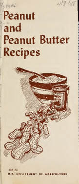 Front cover of Peanut and Peanut Butter Recipes booklet.